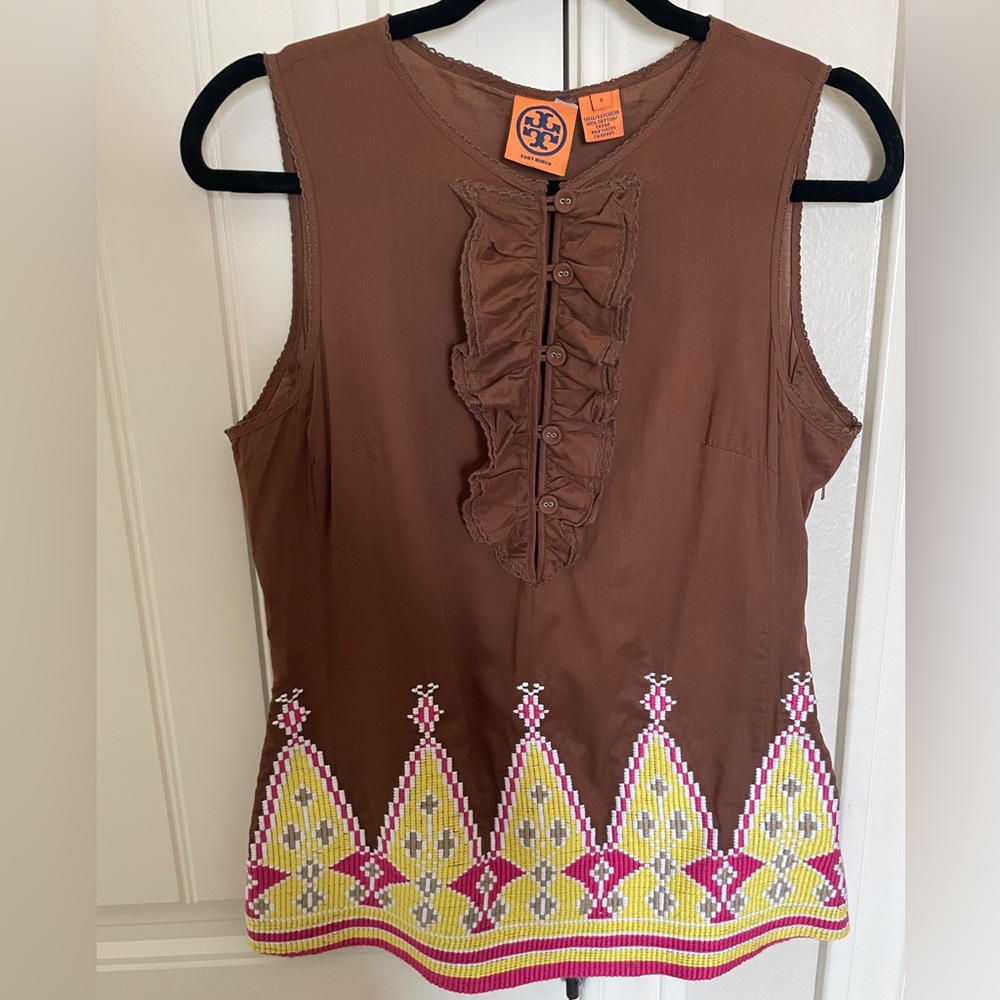 Tory Burch embroidered blouse 6